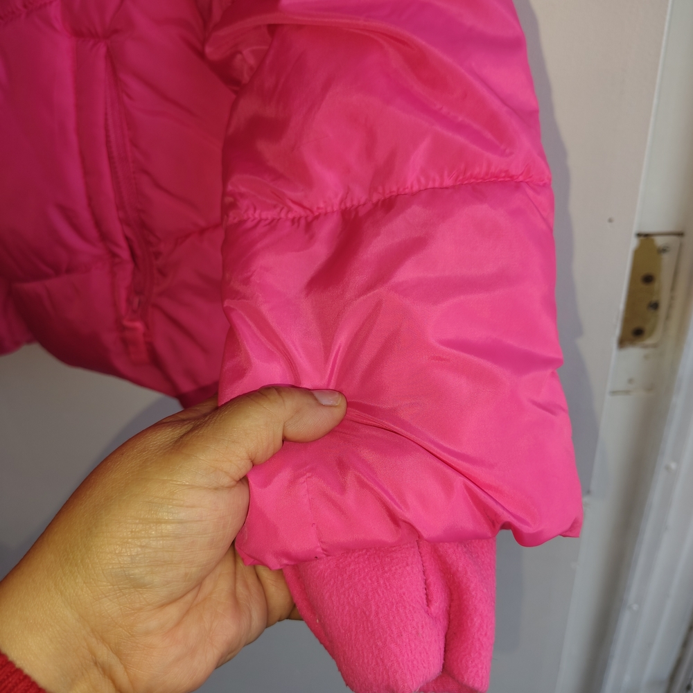 All in Motion Bright Pink Kids Puffer Jacket - Picture 5 of 6